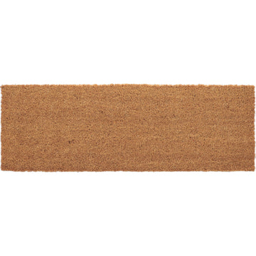 Plain Entrance Mat 25X75CM Coco - Natural