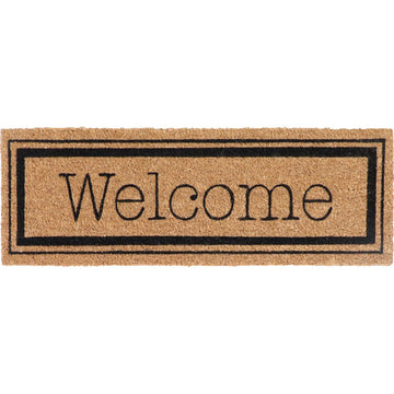 Welcome Entrance Mat 25X75CM Coco/Latex