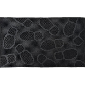 Picot Entrance Mat 45X75CM Rubber - Black