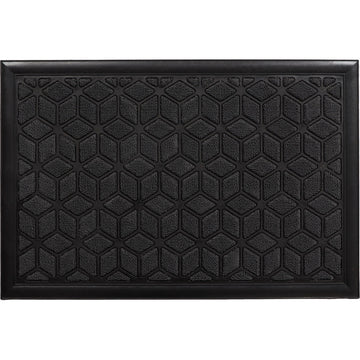 Long Island Entrance Mat 40X60CM Polypropylene/Rubber - Dark Grey
