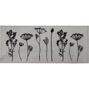 Herbier Kitchen Rug Grey - 50X120CM