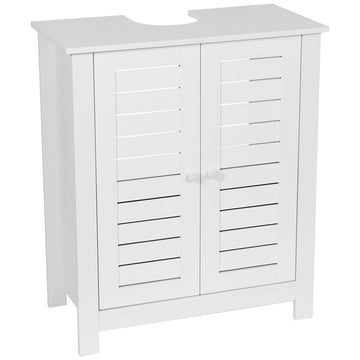 MDF Sink Cabinet With 2 Doors + 1 Interior Shelf - Santorini