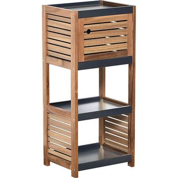 Acacia and MDF Interior Shelf with 1 Door - Element