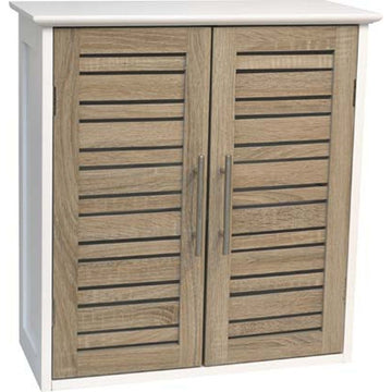 MDF Wall Cabinet With 2 Doors + 1 Interior Shelf - Stockholm