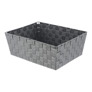 Polyester Storage Basket 31.5x39x15 Cm - Gray