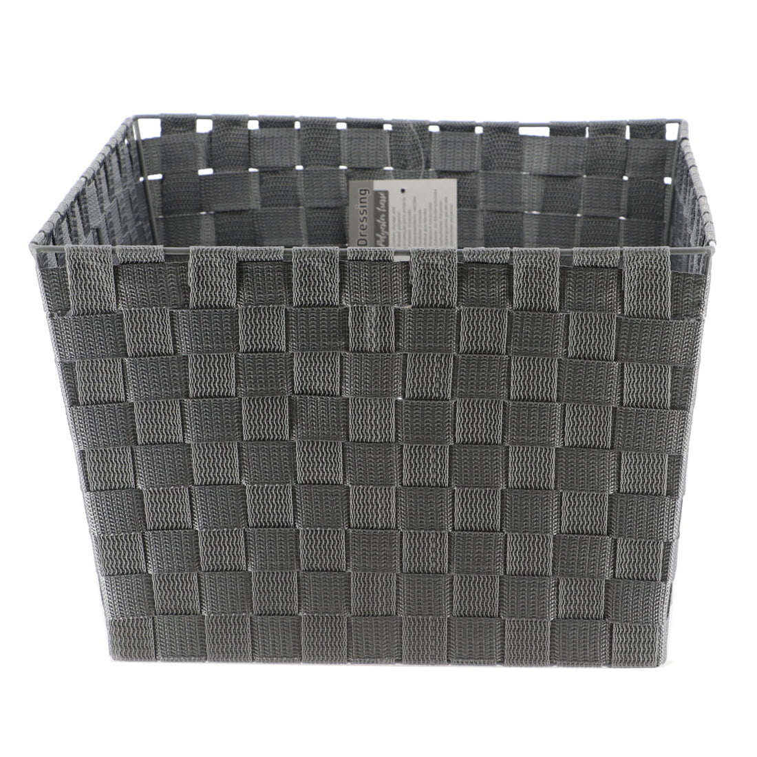 Polyester Storage Basket 36x46x24 Cm - Grey