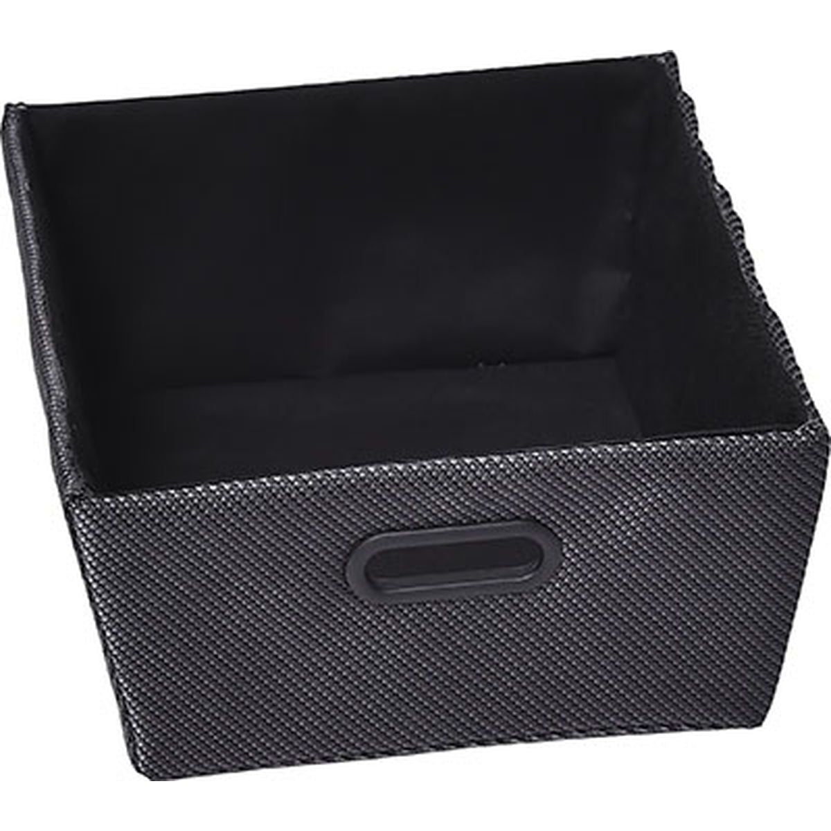 Polyester Storage Basket 32.5x40x15 Cm - Black