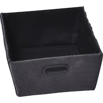 Polyester Storage Basket 32.5x40x15 Cm - Black