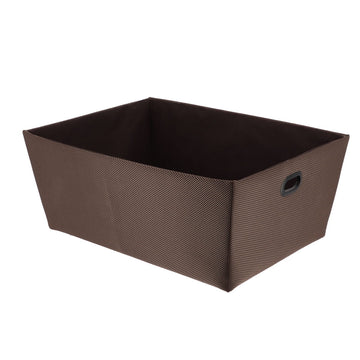 Polyester Storage Basket 32.5x45x18 Cm - Brown
