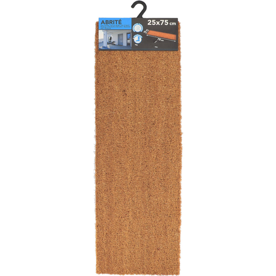 Plain Entrance Mat 25X75CM Coco - Natural
