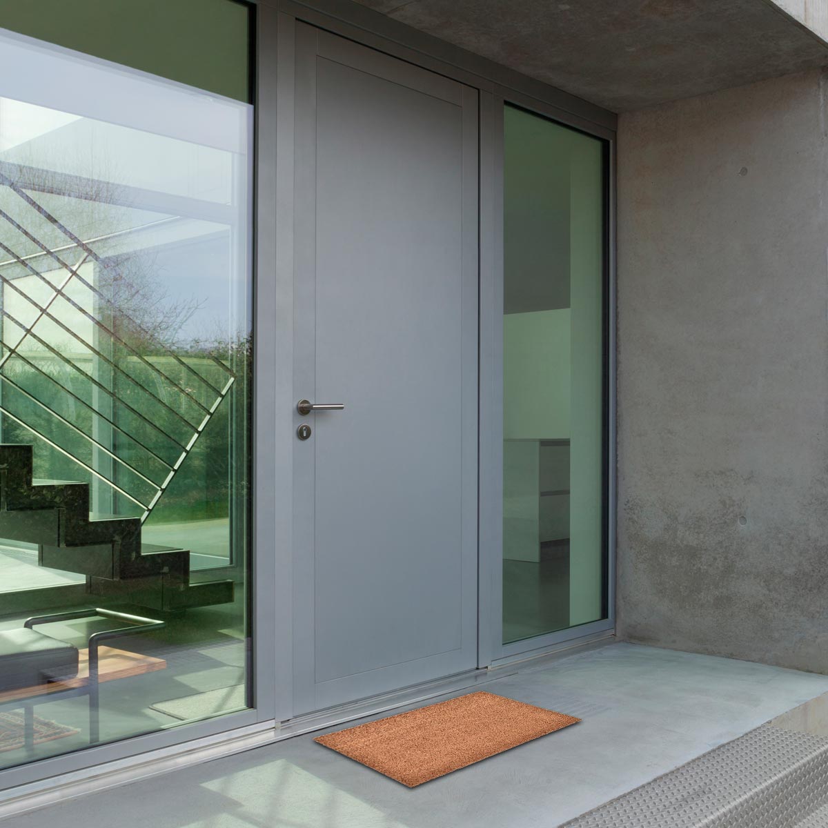 Plain Entrance Mat 33X60CM Coco - Natural