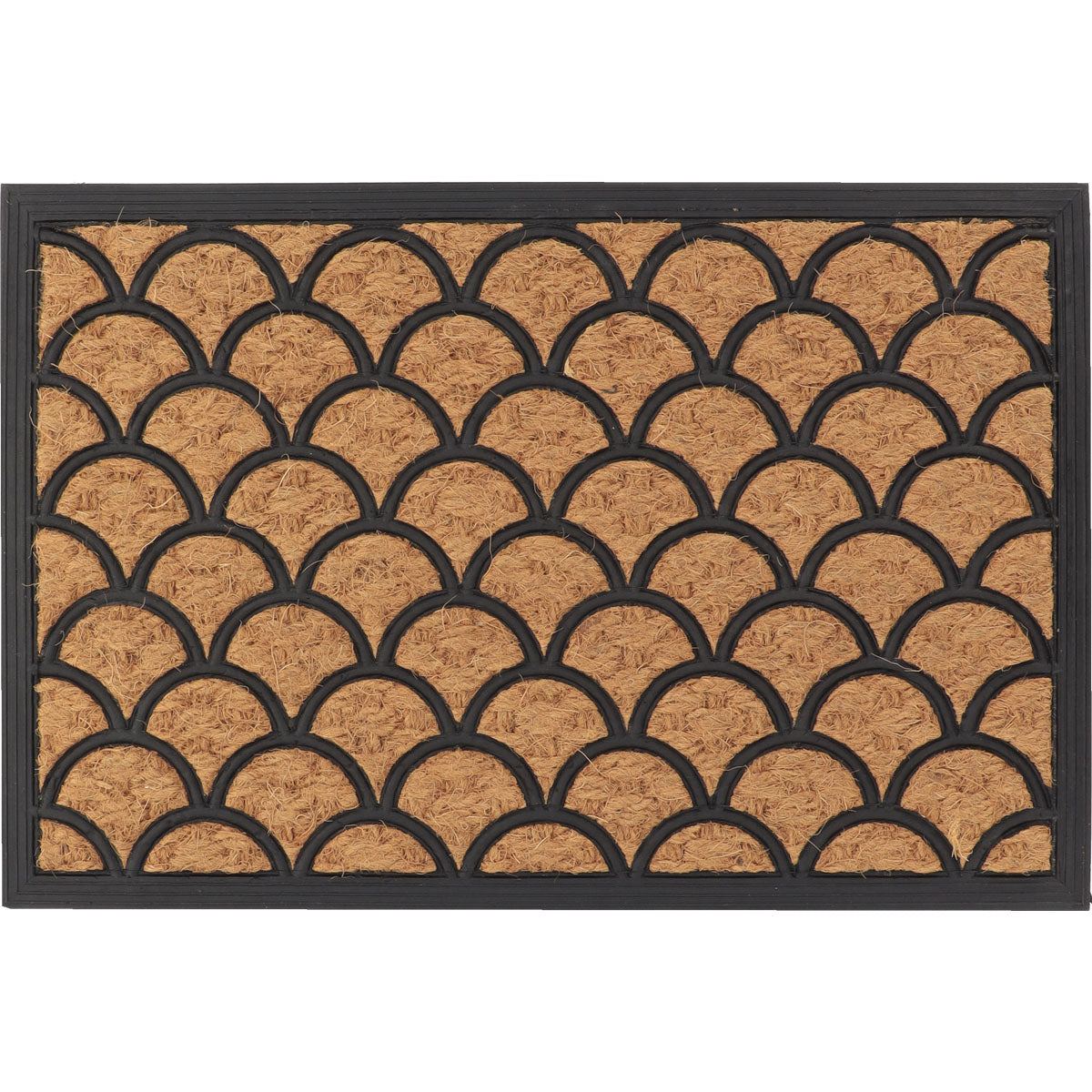 Sally Entrance Mat 40X60CM Coco/Rubber - Waves