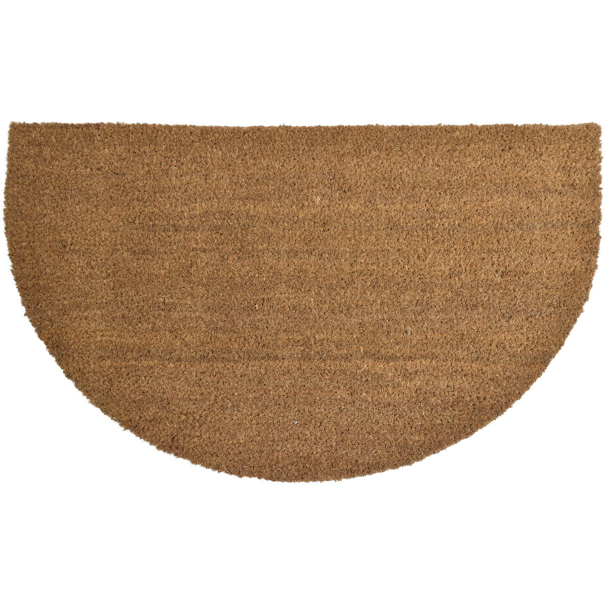 Plain Half-Moon Entrance Mat 45X75CM Coco - Natural