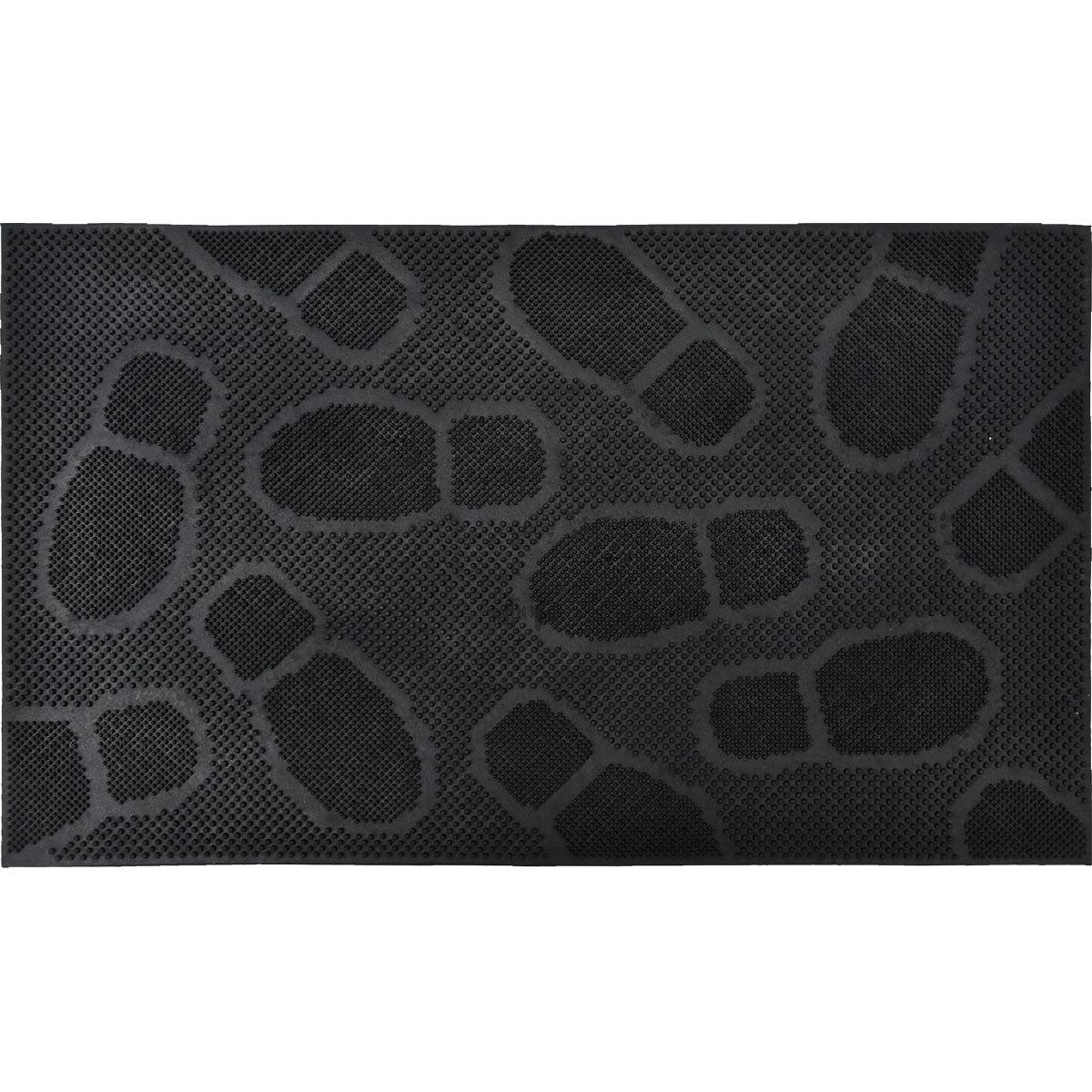 Picot Entrance Mat 45X75CM Rubber - Black