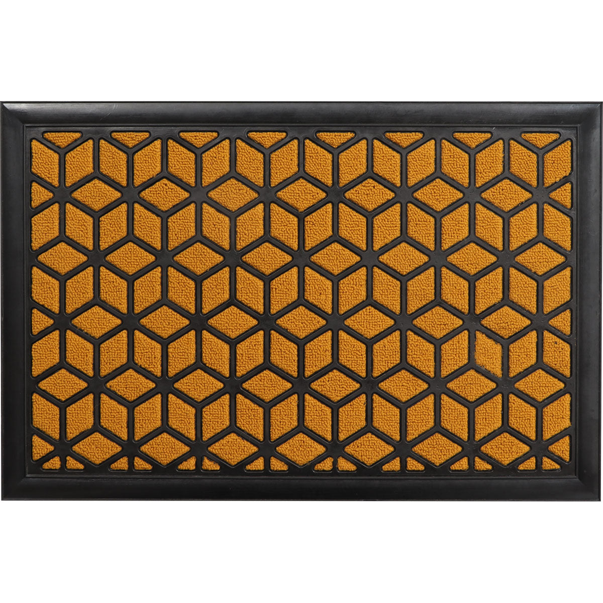 Long Island Entrance Mat 40X60CM Polypropylene/Rubber - Mustard Yellow