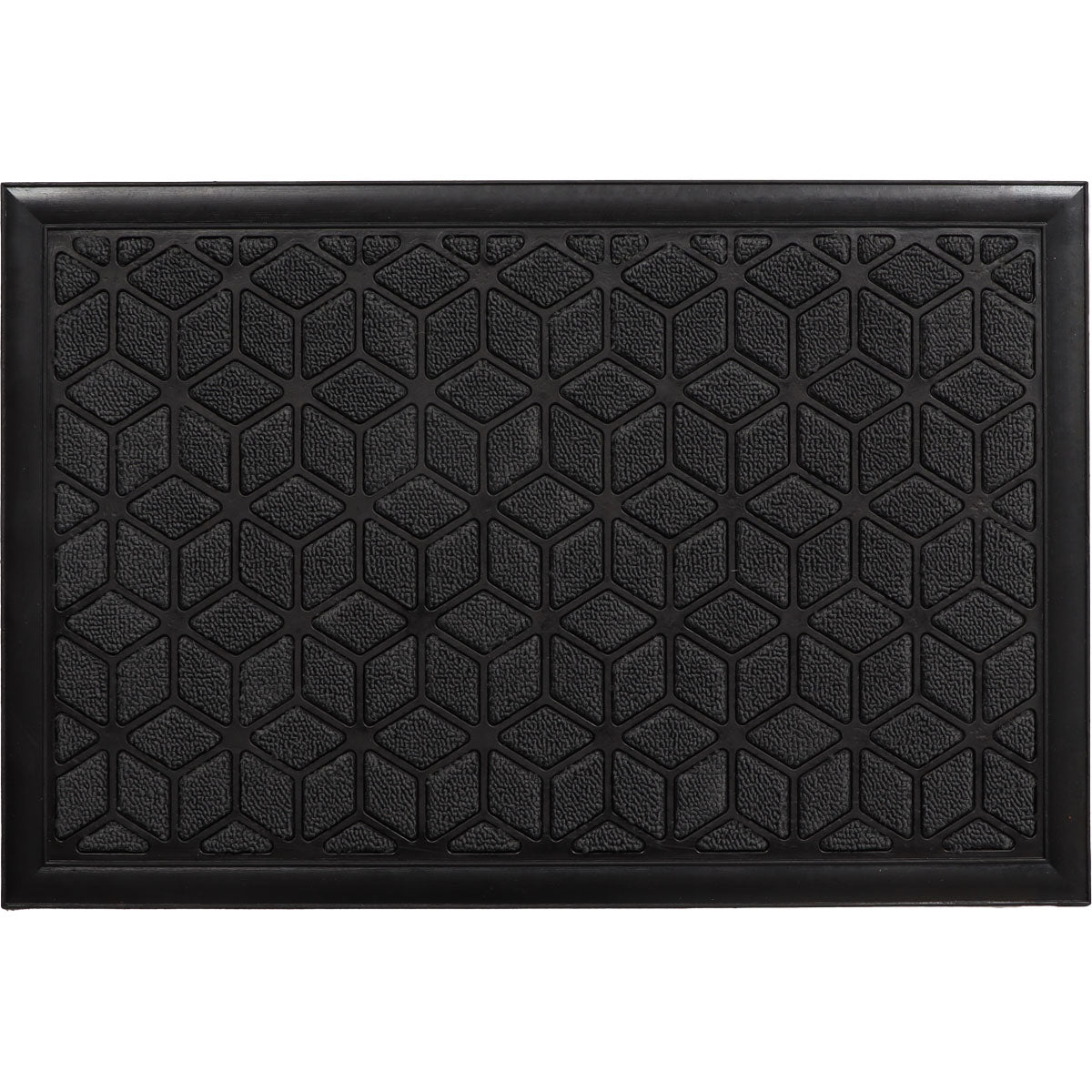 Long Island Entrance Mat 40X60CM Polypropylene/Rubber - Dark Grey