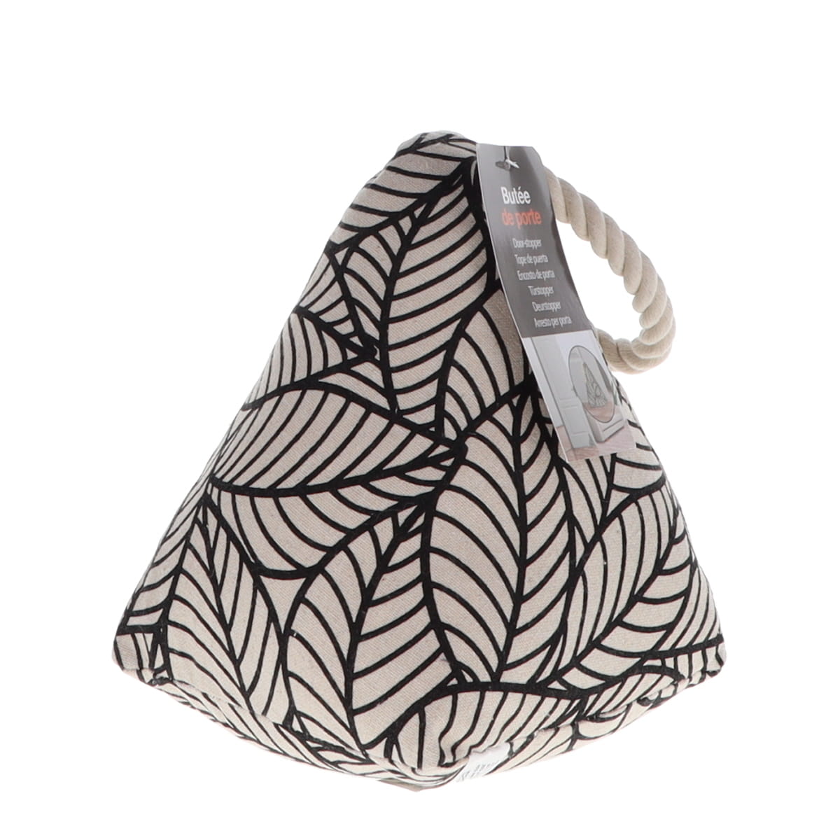 Pyramide Jumgle Noir door stop