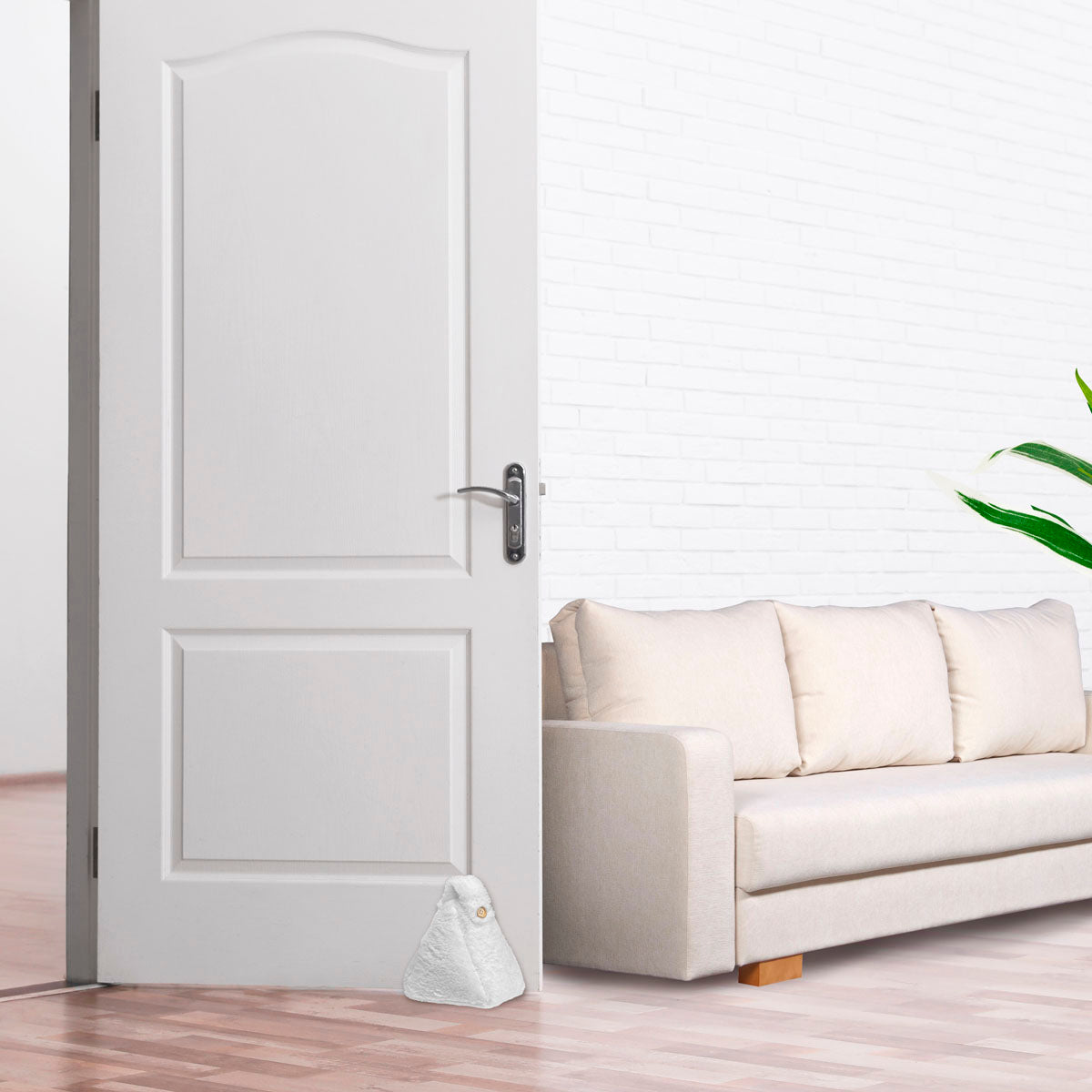 Pyramid Cloud Door Stop White