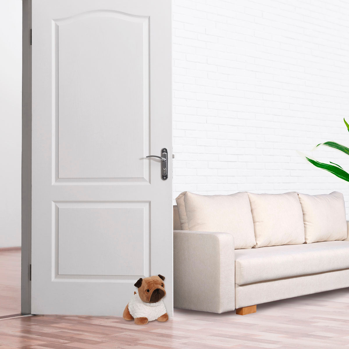 Door Stop Bulldog Brown