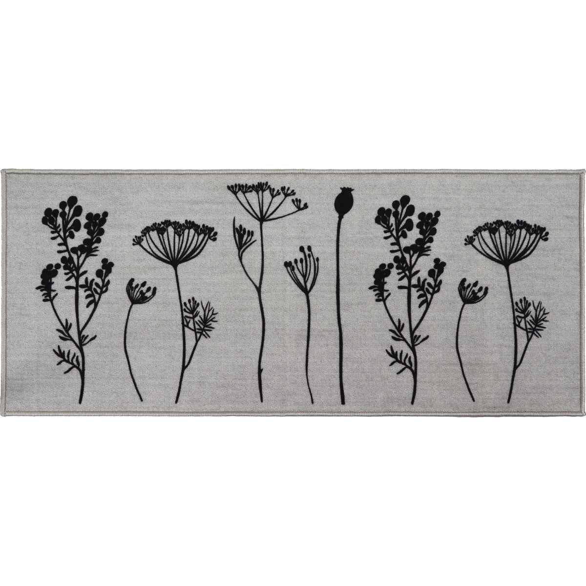 Herbier Kitchen Rug Grey - 50X120CM