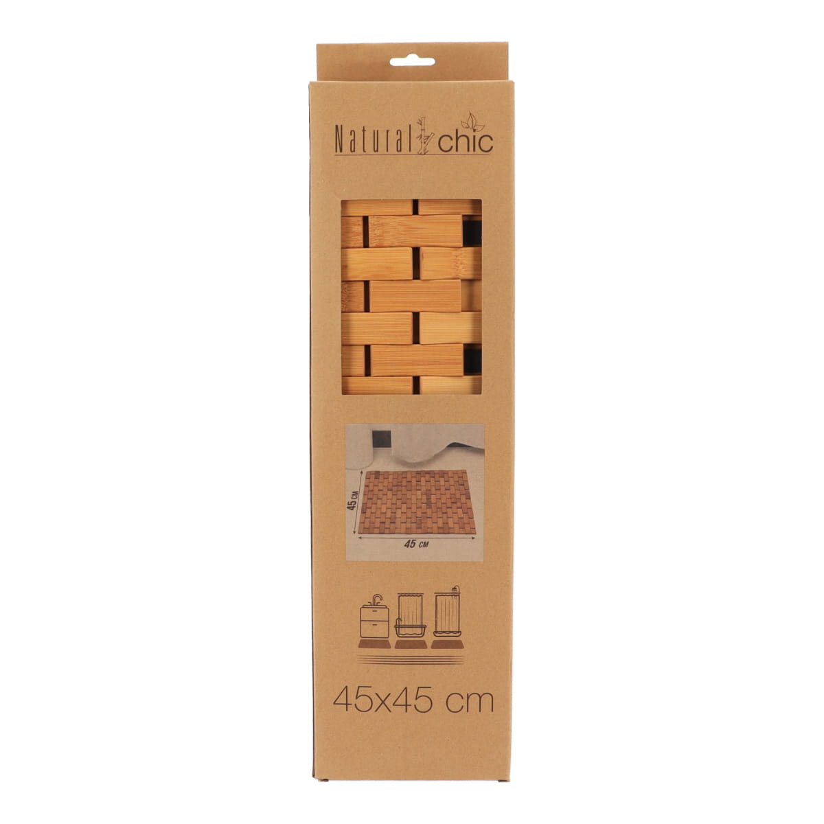 Anti-Slip Bamboo Board 45x100 CM - Bamboo