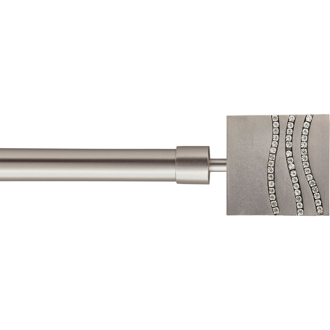 Extendable Gallery 210-380 CM Strass - Matte Silver