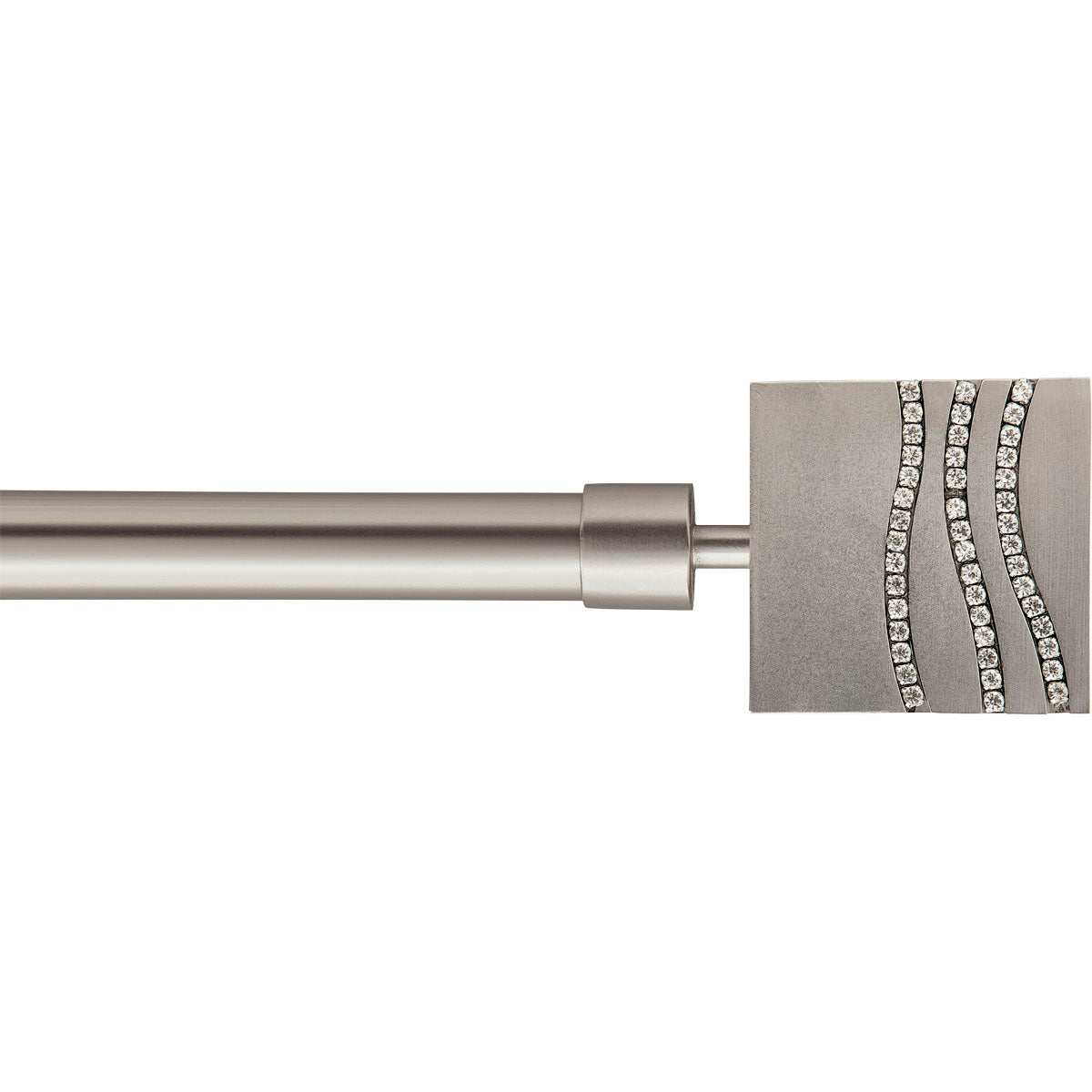 Extendable Gallery 210-380 CM Strass - Matte Silver