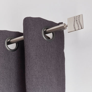 Extendable Gallery 210-380 CM Strass - Matte Silver
