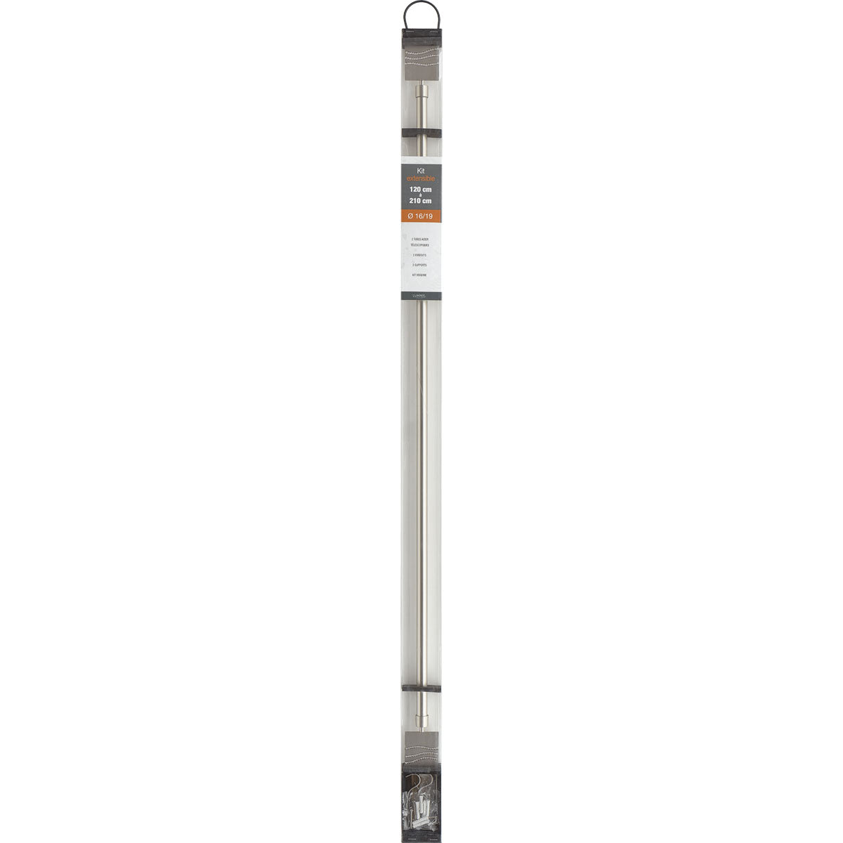 Extendable Gallery 210-380 CM Strass - Matte Silver