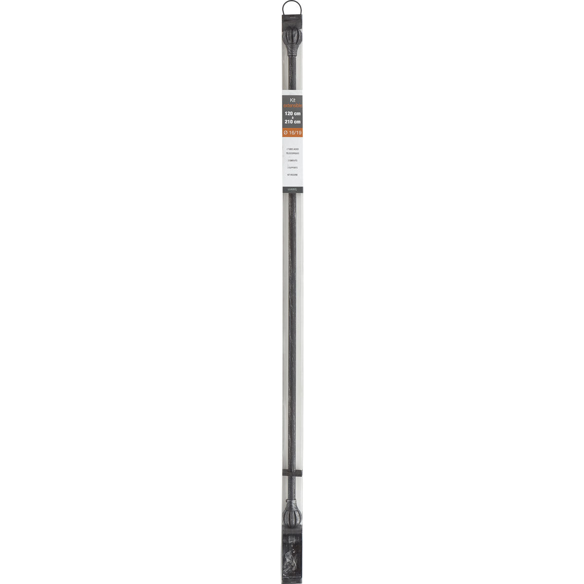 Extendable Gallery 120-210 CM Touch of Zen - Black Silver
