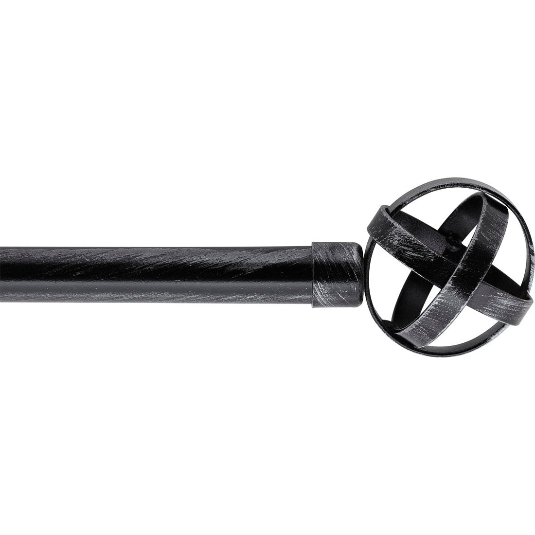 Extendable Gallery 210-380 CM Capri - Black Silver