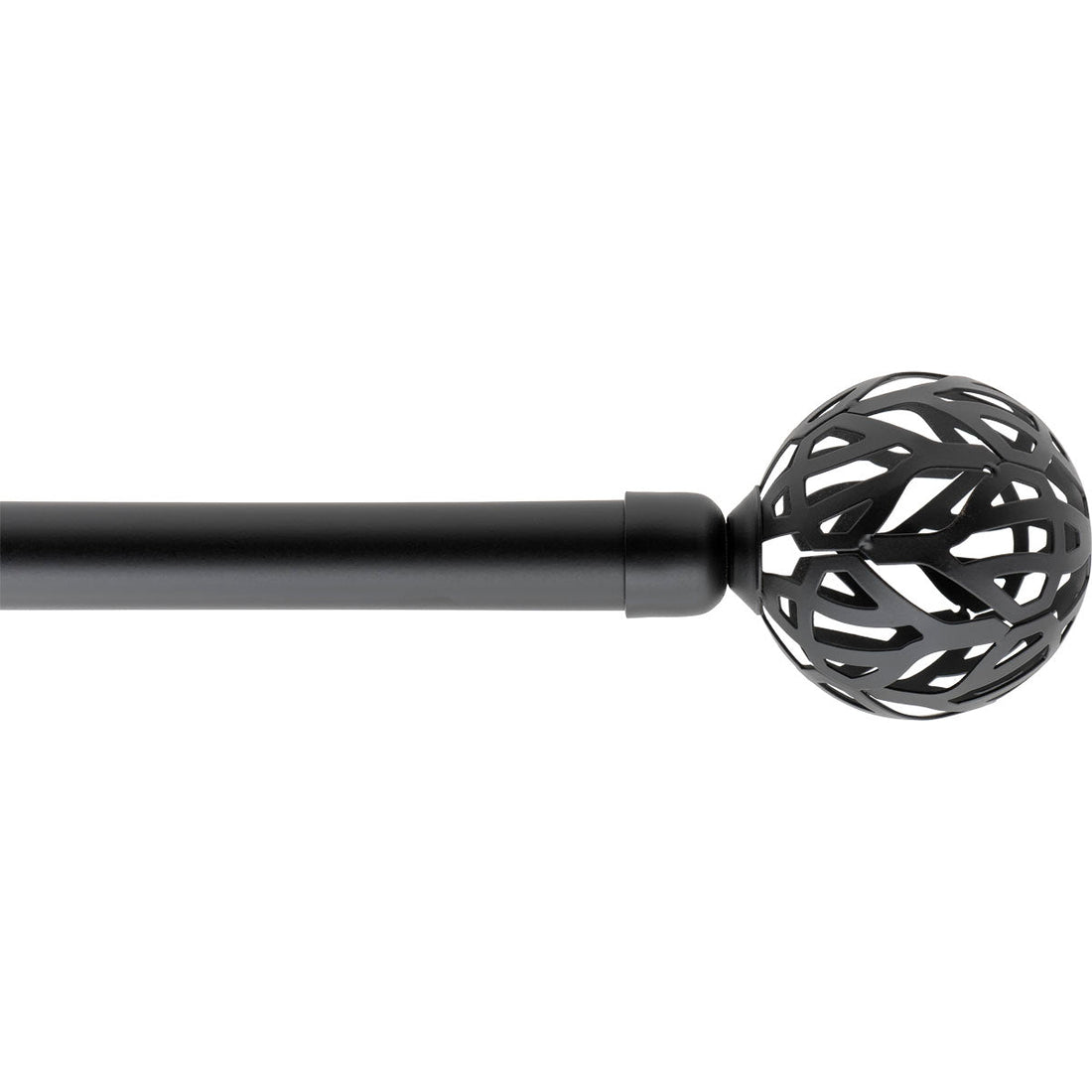 Extendable Gallery 210-380 CM Vintage - Matte Black
