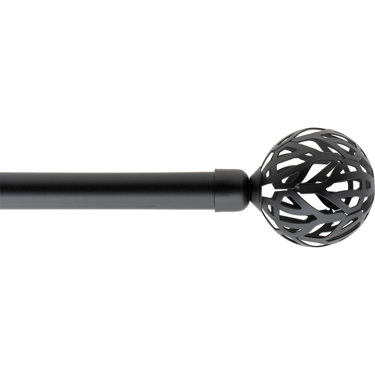 Extendable Gallery 210-380 CM Vintage - Matte Black