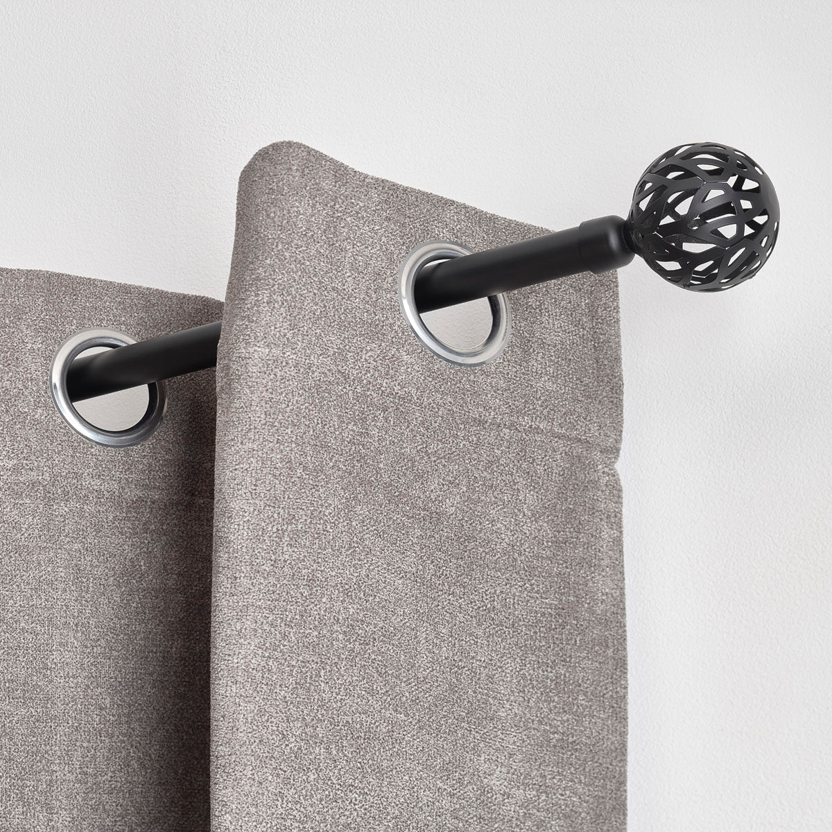 Extendable Gallery 210-380 CM Vintage - Matte Black