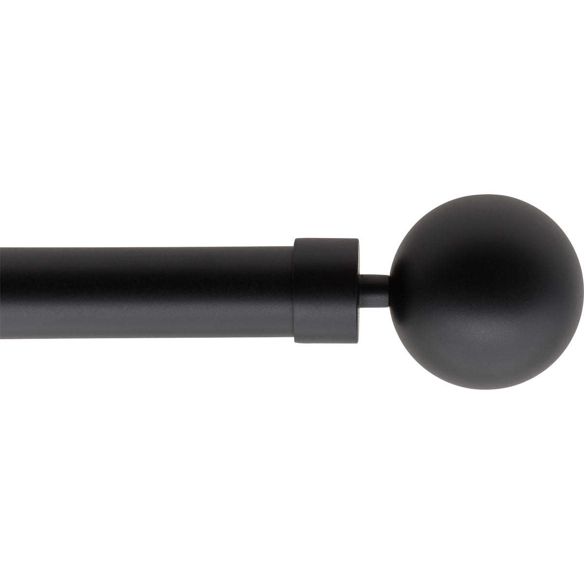 Extendable Gallery 120-210 CM Gaia - Matte Black
