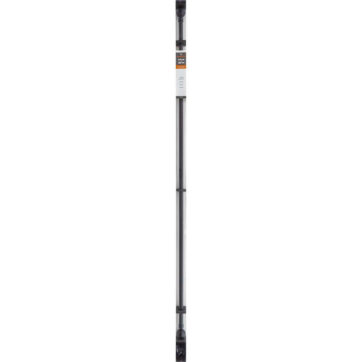 Extendable Gallery 120-210 CM Gaia - Matte Black