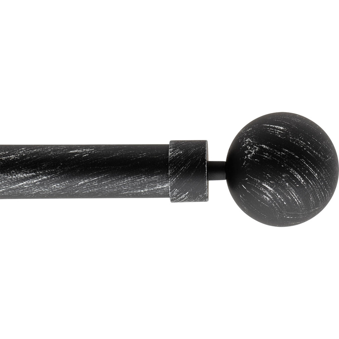Extendable Gallery 210-380 CM Gaia - Black Silver