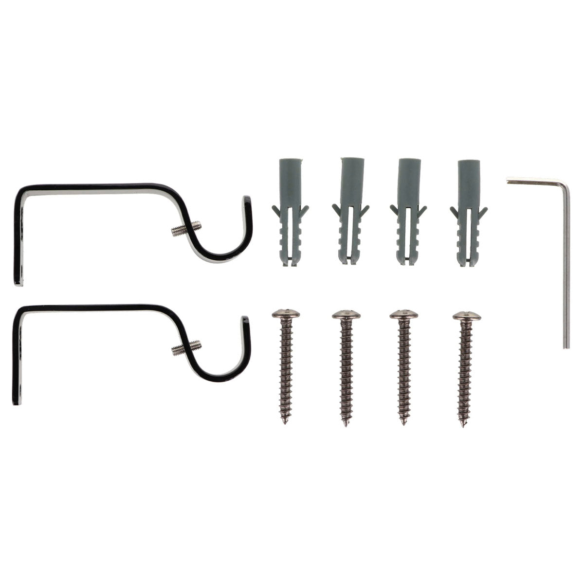 Extendable Gallery 120-210 CM Nikko - Black