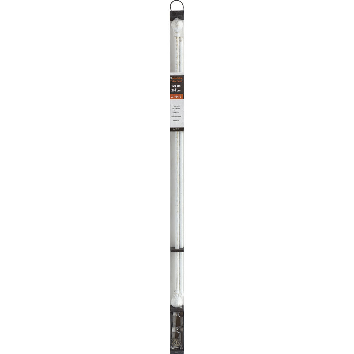 Double Extendable Gallery 210-380 CM Paloma - White Gold