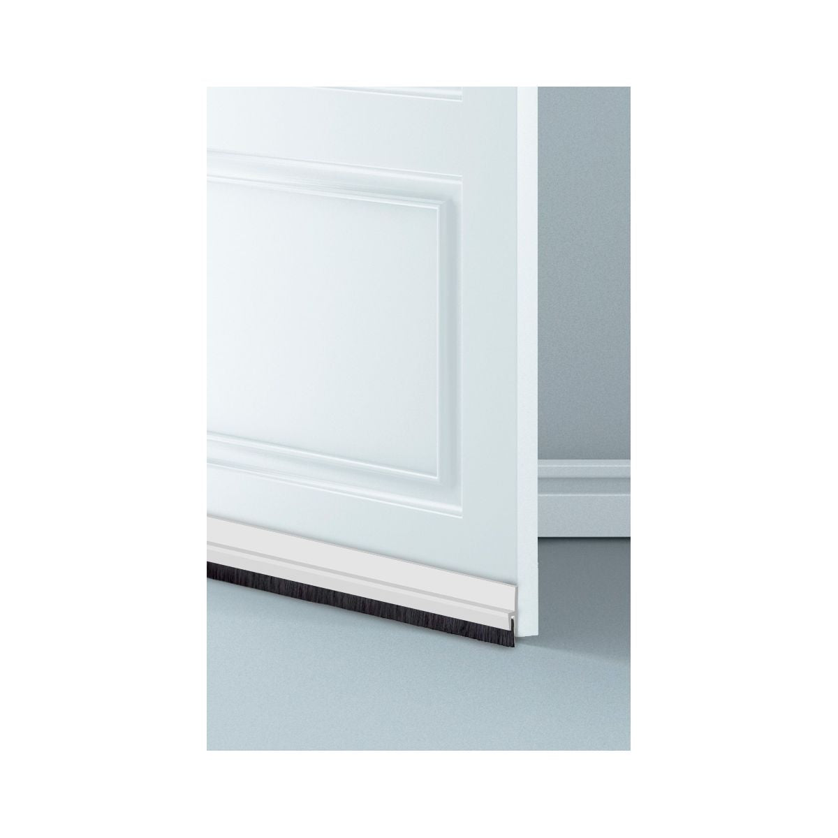 Self-adhesive door sealing and insulation brush 93CM - White 