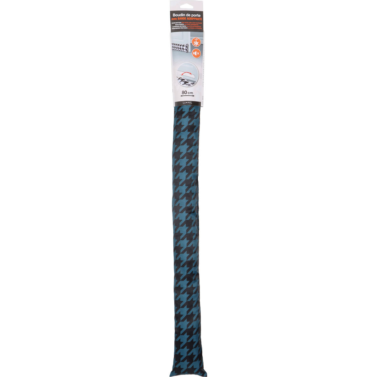 Door Insulator - Houndstooth Blue, 80CM