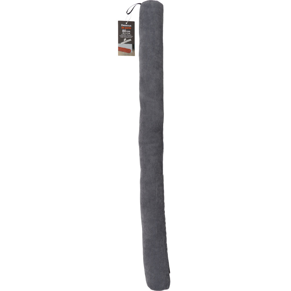 Removable textile door insulator 80CM - Annes 30 Grey