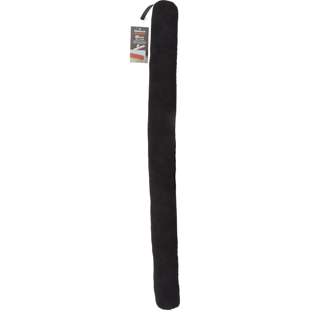 Removable textile door insulator 80CM - Annes 30 Black