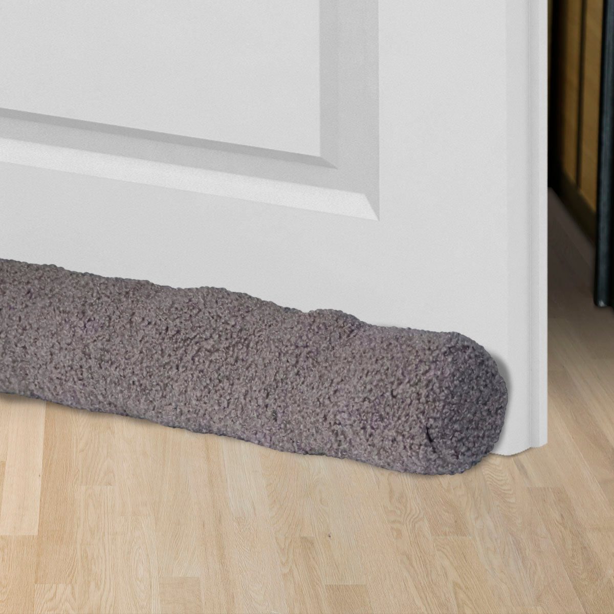 Door Insulator - Anthracite Grey Textile Material, 80CM, Model Annes 30