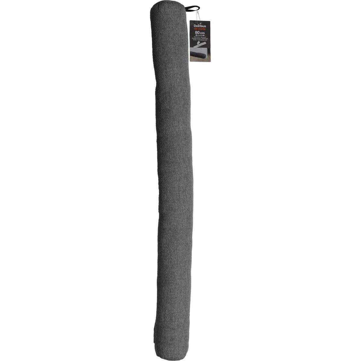 Textured door insulator 80 cm with hedgehog closure - Grey