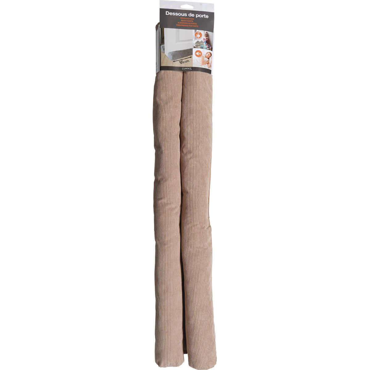 Double door insulator 80CM velvet - Beige