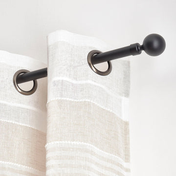 Extendable Gallery 120-210 CM Stael - Matt Black