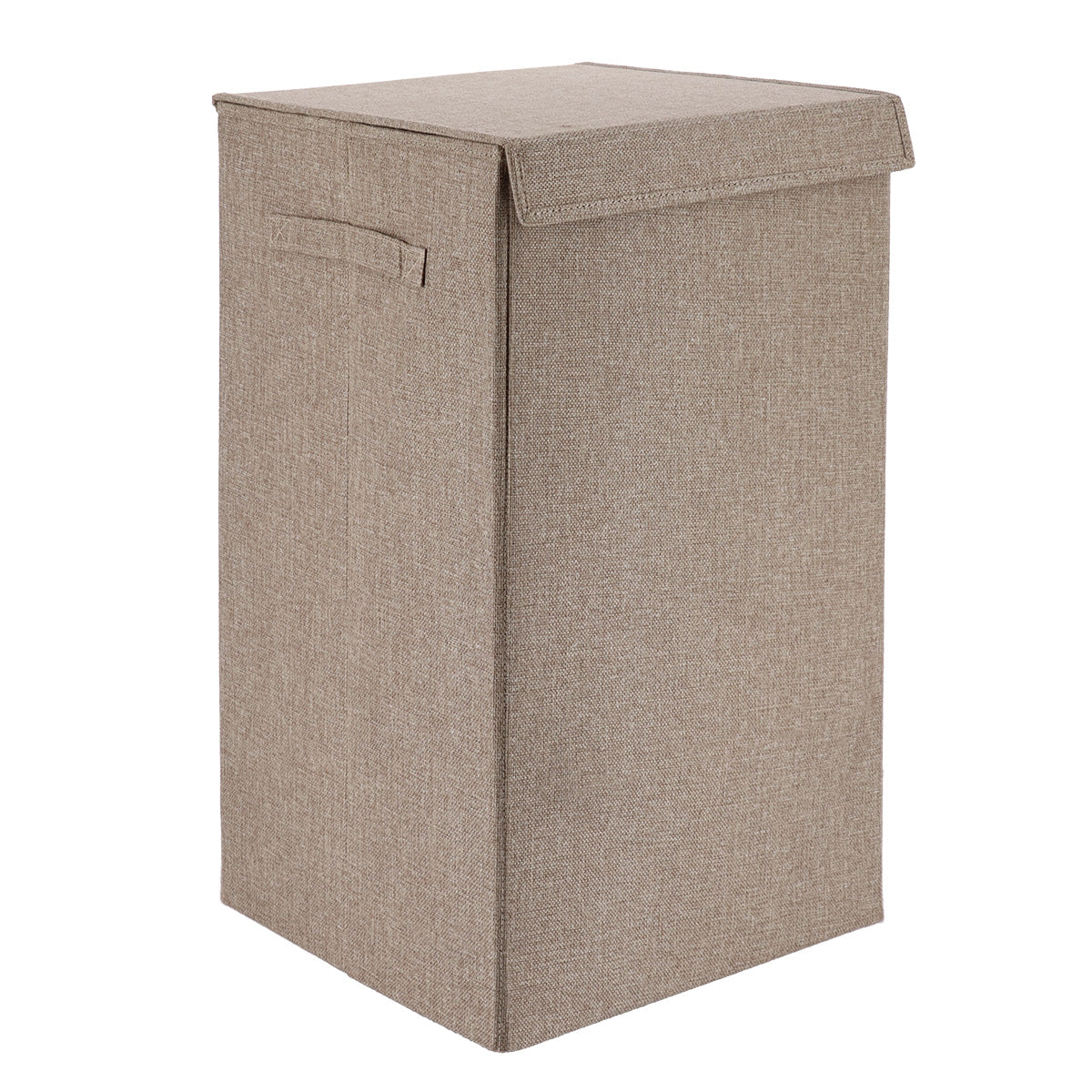 Foldable Polyester/MDF Laundry Basket - Taupe