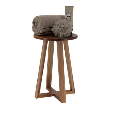 Stool with acacia legs and seat - Acacia 
