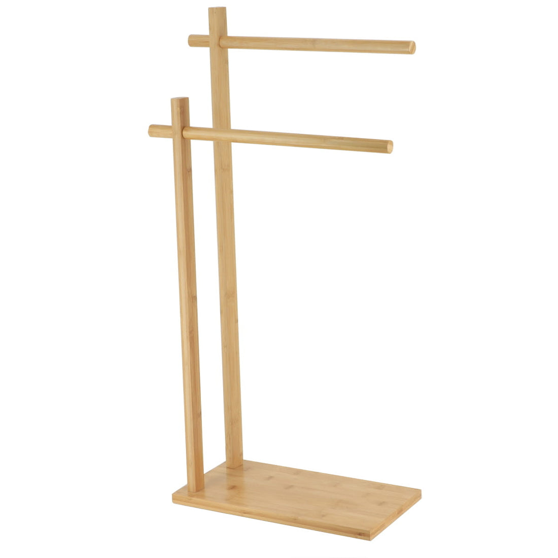Bamboo towel rack with 2 bars - Bamboo 